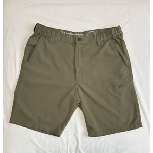Wrangler Outdoor Shorts Mens 36 Green Cargo Hiking Workwear Lightweight